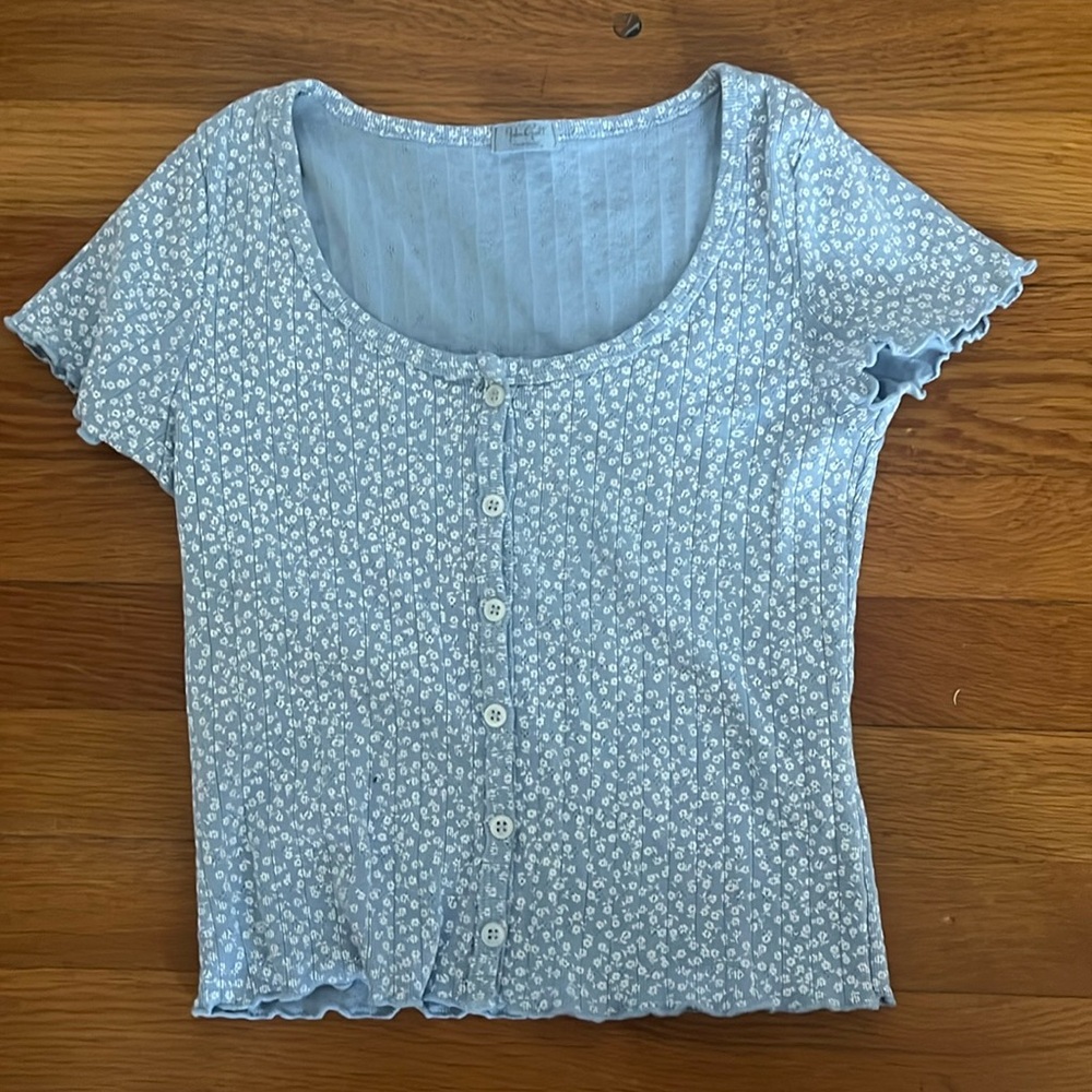 Brandy Melville blue top